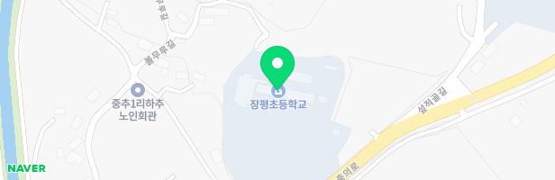 장평초등학교 병설유치원 놀이시설 지도 이미지