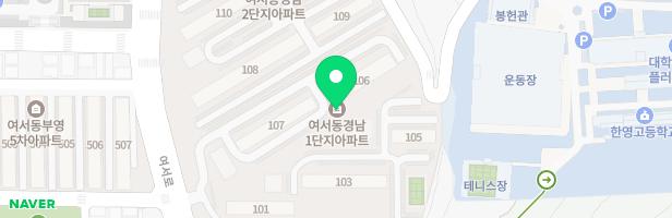 여서경남1차아파트 놀이터(105동 옆) 지도 이미지