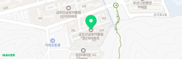 구미금오산금호어울림APT-2단지 지도 이미지