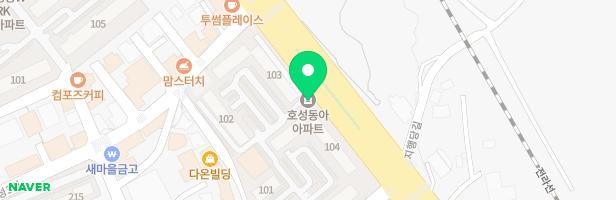 호성동동아아파트 어린이놀이터 지도 이미지