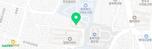 청주사직쌍용아파트 놀이터 지도 이미지