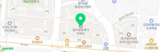 쌍용예가 아파트 어린이놀이터6 지도 이미지