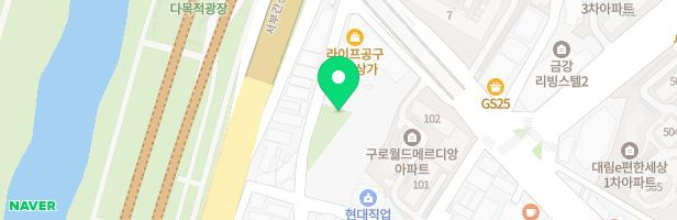 라이프 상가옆 소공원 놀이터 지도 이미지