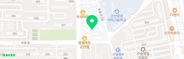 즐거운유치원 지도 이미지