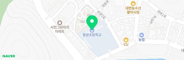 용암초등학교 어린이놀이시설 지도 이미지
