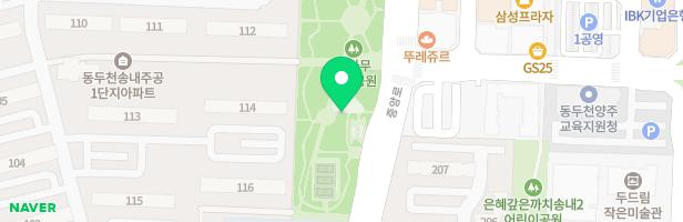 꿈나무 근린공원 놀이터 지도 이미지