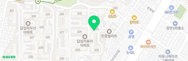 답십리동아아파트(임대) 어린이놀이시설1(110동)-SH공사통합관리 지도 이미지