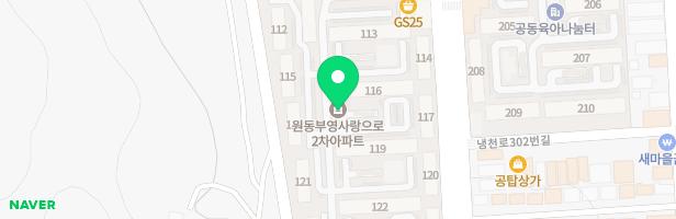 부영사랑으로 2차 102~103동 사이 놀이터1 지도 이미지