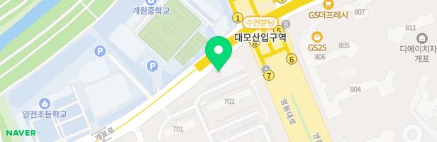 개포주공7단지아파트 702동 앞 지도 이미지