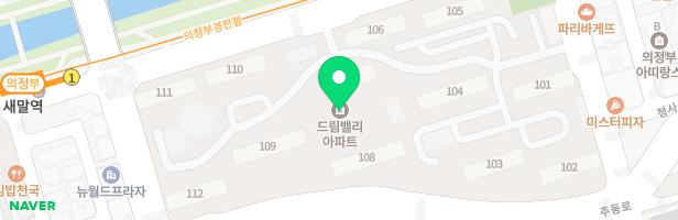 드림벨리아파트 111동 앞 어린이놀이터 지도 이미지