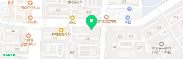 용곡3공원 지도 이미지