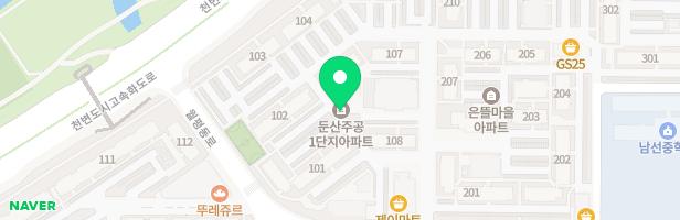 월평주공1단지 101동 앞 놀이터-2 지도 이미지