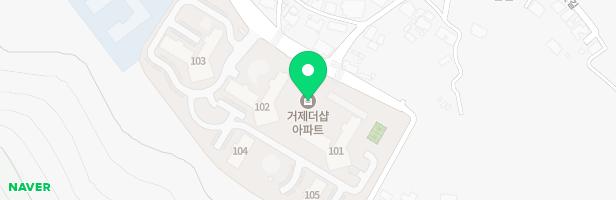 거제더샵아파트 104동 어린이놀이터 지도 이미지