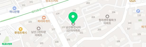 남산휴먼시아1단지 어린이놀이터1 지도 이미지