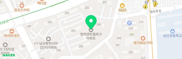 청라센트럴파크 지도 이미지