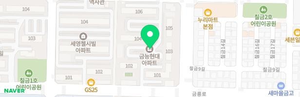 금릉 현대 아파트 놀이시설(1) (102동) 지도 이미지