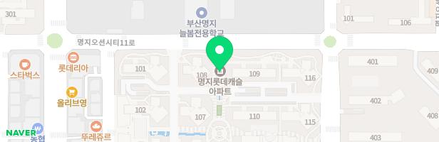 명지 롯데캐슬 어린이놀이터1 지도 이미지