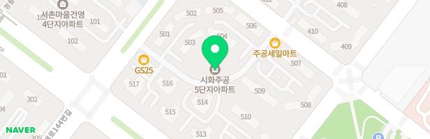 실외놀이터(시화주공5단지 516동) 지도 이미지