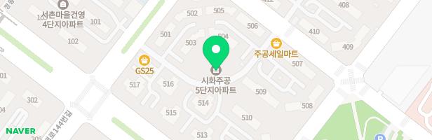 실외놀이터(시화주공5단지 507동) 지도 이미지
