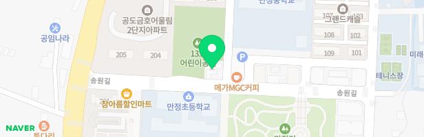 한울유치원 놀이터 지도 이미지