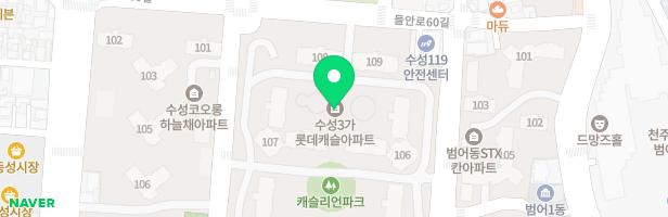 롯데캐슬아파트 105동 앞 놀이터 지도 이미지