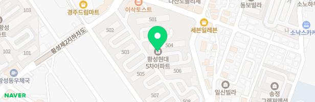 현대5차아파트 504동 뒤 놀이시설 지도 이미지