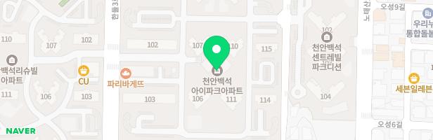백석아이파크 111동 놀이터 지도 이미지