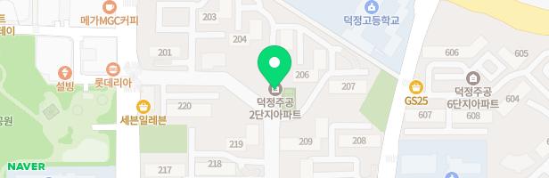 덕정주공2단지아파트 실외놀이터(220동) 지도 이미지