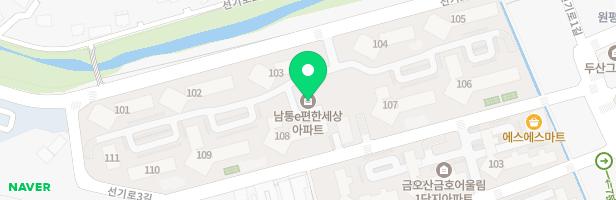 남통 e편한세상 놀이마당2 지도 이미지