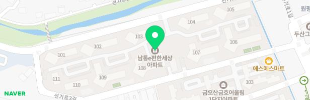 남통e편한세상 어린이놀이터3 지도 이미지