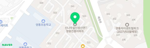 신성신안쌍용진흥아파트 541동 앞 놀이터 지도 이미지