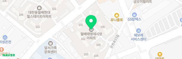 월배태영데시앙 어린이놀이터 2 지도 이미지