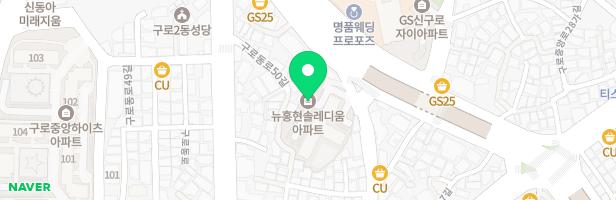 뉴홍현솔레디움아파트 어린이놀이터 지도 이미지
