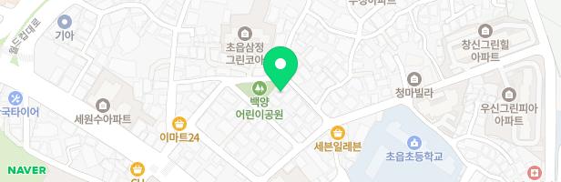 백양어린이공원 놀이터 지도 이미지