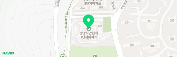 하안현대(1단지)아파트 놀이터 지도 이미지