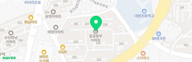 동부아파트 놀이터(관리소옆)102동 지도 이미지