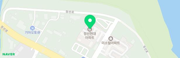 현대아파트 내 놀이터 지도 이미지