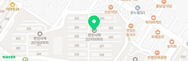 죽정한전사원아파트 놀이터2단지 지도 이미지