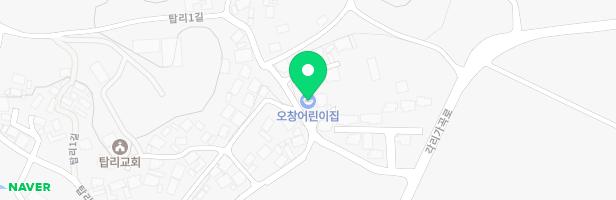 오창어린이집 놀이터 지도 이미지