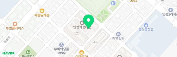 인평숭오시티타운 어린이놀이터1 지도 이미지