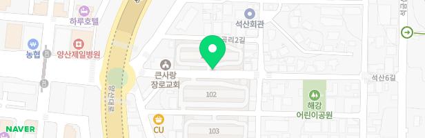 석산해강아파트 102동 놀이터 지도 이미지