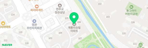 부산정관 리슈빌아파트 내(즐거운한마당) 지도 이미지