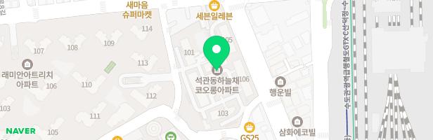 [석관동]코오롱하늘채 102동 지도 이미지