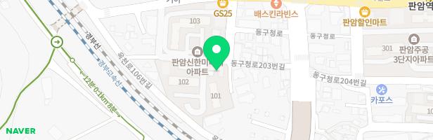 미리내아파트 104동 놀이터 지도 이미지