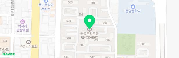 운암5단지주공아파트 504동 놀이터 지도 이미지