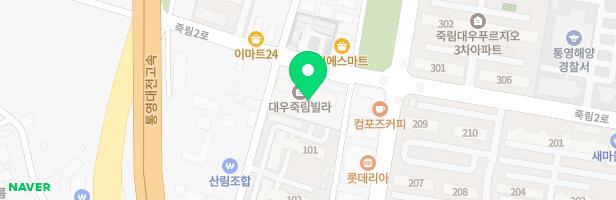 죽림대우빌라 어린이 놀이터 지도 이미지
