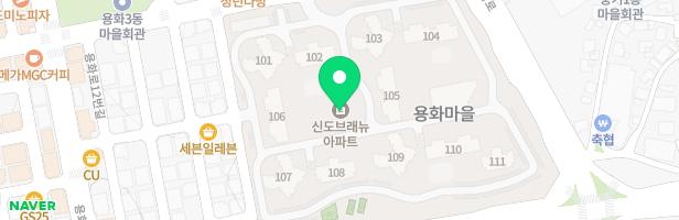신도브래뉴아파트 어린이놀이터B 지도 이미지