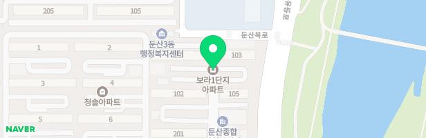 보라아파트 101동 놀이터(포설제외) 지도 이미지