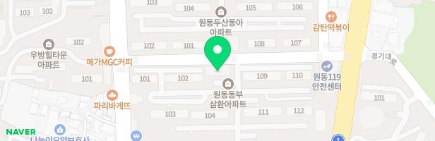 오산 동부삼환아파트 103동앞 놀이터 지도 이미지