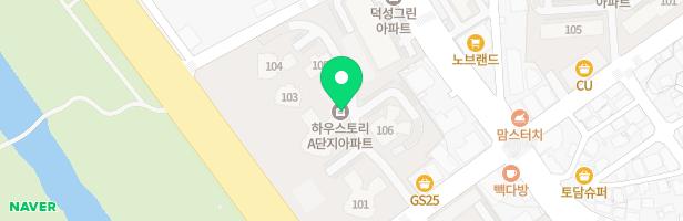 남광하우스토리 A단지 어린이놀이터2-101동옆 지도 이미지